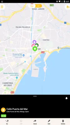 Mapstr android App screenshot 4